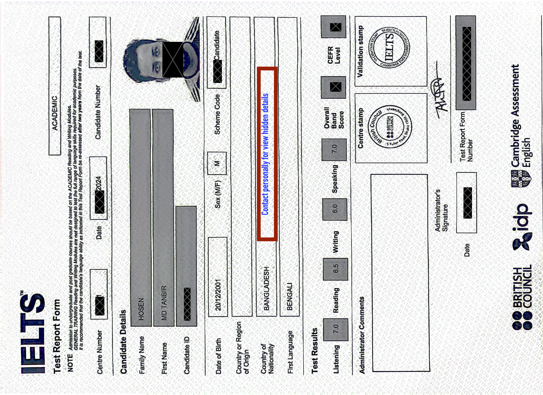 Extra Curricular Certificate